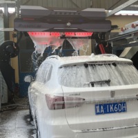 Liste de prix des machines de lavage de voitures automatiques, lave-auto entièrement automatique sans contact avec nettoyage haute pression à 360°