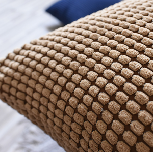 Housse de coussin en velours côtelé, coussin décoratif personnalisé avec impression personnalisée, pour le canapé, 18x18 unités - Product Image 5