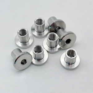 OEM ODM personnalisé en acier inoxydable à six pans creux chanfreiné tête plate femelle vis écrou prototypage rapide <span class=keywords><strong>usinage</strong></span> - Product Image 4