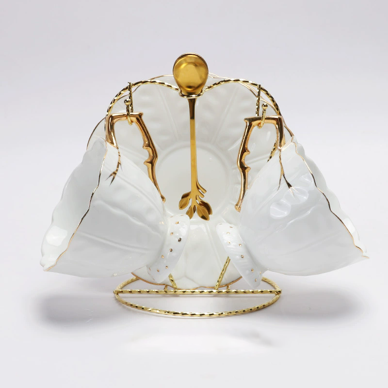 double cup and saucer