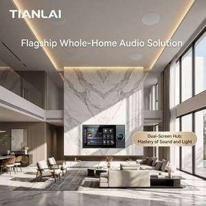 Panneau de contrôle intelligent pour maison connectée Tianlai Q8 Android 11 avec Zigbee MQTT Matter et bouton rotatif pour villa - Vente en gros usine - Product Image 6