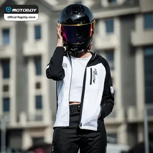 Motoboy mùa hè xe máy cưỡi Áo khoác thể thao giản dị thoáng khí chống mùa thu lưới đi lại áo khoác - Product Image 5