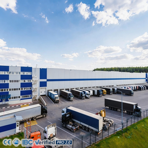 Entrepôt en acier préfabriqué, conception industrielle pour hangars d'avions, hubs logistiques, ateliers, bâtiments de bureaux - Haute capacité - Product Image 4