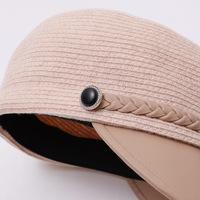 Nouveau Béret Coréen Rétro Noir en PU Patchwork pour Femme, Chapeau de Journaliste Artistique Amincissant le Visage, Polyvalent et Chic, Automne Hiver