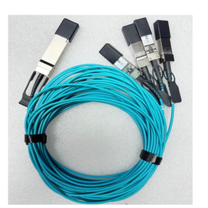 Nouveau câble optique actif de distribution PLC 40G QSFP vers 4SFP <span class=keywords><strong>AOC</strong></span> 4x10G SFP 10m pour contrôleur de programmation PLC - Product Image 1