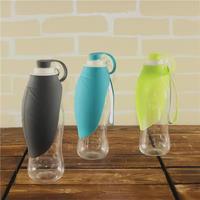 Distributeur d'eau portable 3-en-1 multifonctionnel pliable, étanche et durable en silicone de qualité alimentaire pour animaux de compagnie avec bol de stockage d'eau