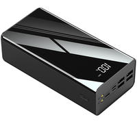 Batterie externe haute capacité 50000mAh avec 4 ports USB, batterie externe tendance avec une puissance de sortie de 10W