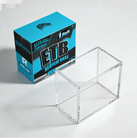 Boîte acrylique transparente ETB fermeture magnétique Protection UV anti-poussière affichage clair pour carte à collectionner