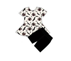 Abbigliamento Coordinato <span class=keywords><strong>Mamma</strong></span> e Figlia <span class=keywords><strong>in</strong></span> Bambù, Vestito a Maniche Corte e Pantaloncini Tinta Unita, Abito Estivo Boutique per Bambini - Product Image 6