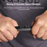 Filament d'impression 3D PA6-CF, diamètre 1,75 mm, faible densité, haute résistance, résistant à l'usure, haute température 270-280°C