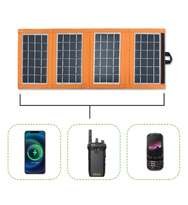 Table de camping Fullsun, chargeur de téléphone portable, talkie-walkie, chargeur de téléphone à alimentation continue, panneau solaire portable mini pliable - Product Image 5