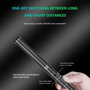 Phóng viên chuyên nghiệp phỏng vấn micro có dây Micro uni-directional điện dung Mic Đen DSLR Camera không dây gia đình KTV - Product Image 4