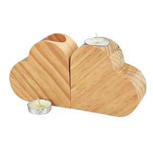 Heat Transfer Printed Wooden Heart-Shaped <b>Candle</b> Holder Customized <b>Candle</b> Holder Tealight Holder for <b>Valentine</b> ' s Day Gift - Product Image 3