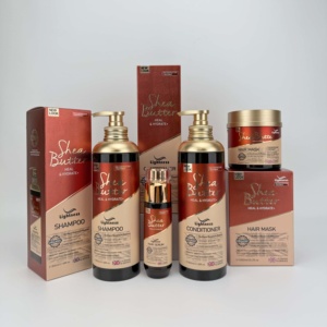 Lightness Shea Butter Hair Mask <strong>UK</strong> Designs with Macadamia Oil Sulfate Free Shampoo and Conditioner Set - Product Image 1