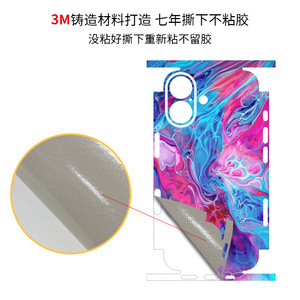 ฟิล์มกันรอยหน้าจอแบบเต็มจอสำหรับ Apple iPhone 16 Pro ลายสีสันสดใส - Product Image 4