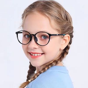 Gafas para Niños con Marco Redondo TR90 de Moda Personalizadas con Logotipo 2025, Gafas para Niños con Bloqueo de Luz Azul - Product Image 2
