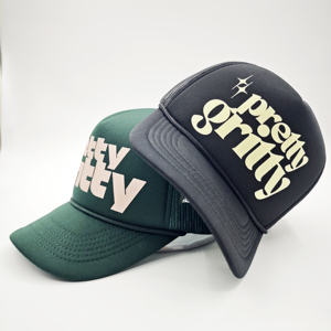 Gorra de béisbol trucker de malla de espuma con estampado 3D personalizado, 100% poliéster, estilo hip hop, para playa, venta al por mayor - Product Image 3