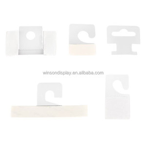 Plastic <b>Self</b>-<b>Adhesive</b> Folding Hang Tabs for Retail Factory Wholesale Plastic <b>Self</b> <b>Adhesive</b> Hang Tab Production Hang - Product Image 1