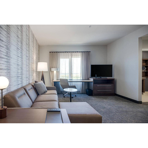 Ensemble de meubles de chambre d'hôtel Residence <span class=keywords><strong>Inn</strong></span> <span class=keywords><strong>by</strong></span> <span class=keywords><strong>Marriott</strong></span>, sur mesure, en bois moderne, ensemble de chambre à coucher de luxe - Product Image 6