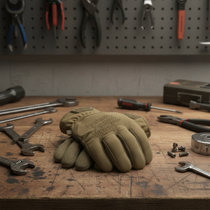 Gants tactiques <span class=keywords><strong>Mechanix</strong></span> Wear ColdWork FastFit (XL Coyote) en cuir synthétique avec poignet élastique Fabriqué en Chine - Product Image 1