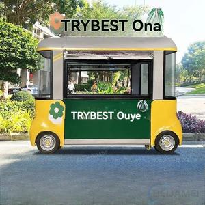 Camión de Comida Móvil Eléctrico Multifuncional, Carrito de Helados, Té con Leche, Mercado Nocturno, Carrito de Brochetas para Barbacoa - Product Image 4