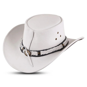 Handmade <b>Western</b> Cowboy Unisex <b>Hat</b> Stylish Leather <b>Western</b> Cowboy <b>Hat</b>-Modern Country Fashion Casual Cowboy <b>Hat</b> For Outdoor - Product Image 3
