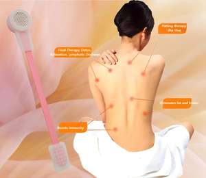 에너기녹스 헬스 케어 실리콘 지압 괄사 림프 배수 스틱 수동 등 마사지기 - Product Image 6