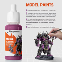 Kit de peinture miniature à l'aérographe pour débutants personnalisé jeu métallique couleur
