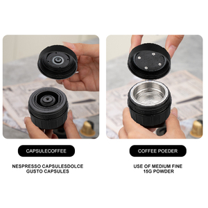 Máquina de café espresso de viaje Usb de 100ML, <span class=keywords><strong>cafetera</strong></span> portátil con calefacción de agua, Compatible con café <span class=keywords><strong>molido</strong></span>, cápsulas pequeñas y grandes, - Product Image 3