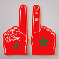 Doigts en mousse pour supporter les équipes sportives, tous les drapeaux des pays, pour les événements sportifs, les jeux, les fêtes, 2026