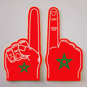 Manos de Espuma con Bandera de Todos los Países <span class=keywords><strong>para</strong></span> Fanáticos del Fútbol 2026, Dedos de Espuma <span class=keywords><strong>para</strong></span> Animar en Eventos Deportivos, Juegos y Fiestas - Product Image 4