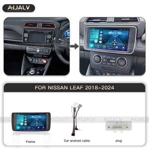 Marco DE REPRODUCTOR DE DVD para coche de nuevo estilo para <span class=keywords><strong>NISSAN</strong></span> <span class=keywords><strong>LEAF</strong></span> 2018-2024 negro mate 9 pulgadas <span class=keywords><strong>Android</strong></span> car fascia marco panel de radio soporte de pantalla - Product Image 3
