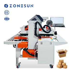 เครื่องปิดกล่องอัตโนมัติ ZONESUN ZS-TFKC01 แบบใช้ไฟฟ้า พร้อมฟังก์ชันพิมพ์ฉลากแบบเรียลไทม์ - Product Image 1