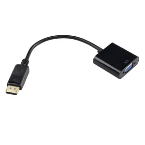 DisplayPort (DP) to VGA Adapter, Gold-Plated Display Port to VGA Adapter (Male to Female) Compatible with Computer