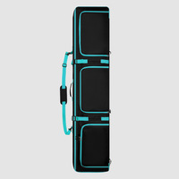 Sac de ski et de snowboard avec roulettes, grande capacité, respirant et durable, unisexe, pour planche simple/double, doublure en polyester
