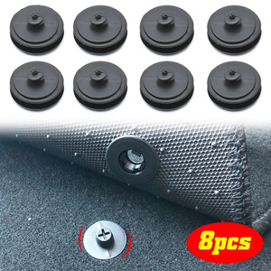Clip de fixation pour tapis de sol de voiture T38 noir, 8 pièces par paquet, pour Golf 6, Magotan, Passat, Tiguan, Touran, tapis antidérapant avec clips - Product Image 4