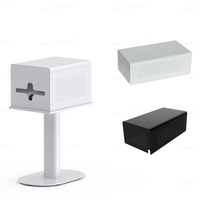 Support et Housse Légers et Faciles à Installer pour Imprimante Photo – Blanc et Noir – Étui de Protection pour Imprimante Photobooth