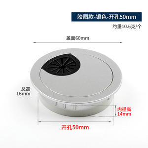 กล่องต่อสายไฟพลาสติกหนาแบบวงกลมสำหรับใช้งานหลายห้อง - ดีไซน์ทันสมัย ประกอบง่าย จัดการสายไฟได้สะดวก - Product Image 5