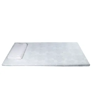 Roll Up Single Gel Foam Mattress In Compressible Package And Easy To Carry For Home Office
