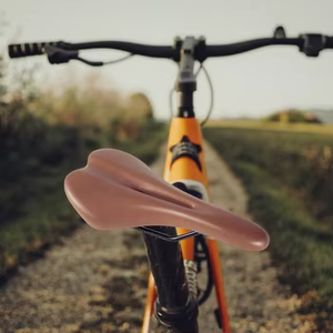 Sillín grande y suave para <span class=keywords><strong>hombre</strong></span>, almohadilla de asiento de <span class=keywords><strong>bicicleta</strong></span> Retro, Material de carcasa de <span class=keywords><strong>Gel</strong></span> de cuero PU duradero, asiento de <span class=keywords><strong>bicicleta</strong></span> de montaña de carretera FMFXTR cómodo - Product Image 3