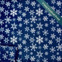 Couverture de jet de Noël Flocon de neige marine Couverture polaire de Noël | Peluche douce, jet de cabine d'hiver chaud flocon de neige marine/blanc