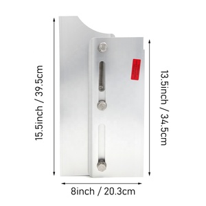 Nouveaux accessoires nautiques Winibo 1000Kg Plaque supérieure de support de levage pour <span class=keywords><strong>moteur</strong></span> <span class=keywords><strong>hors</strong></span>-<span class=keywords><strong>bord</strong></span> de yacht, réglable manuellement, anodisé blanc - Product Image 3