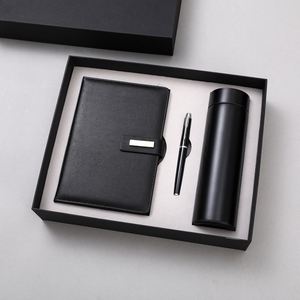 Wholesale Promotional Luxury Gifts Items Customizable Business Boxed Notebook Gift Set With Pen and Thermos - Product Image 3
