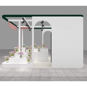 Với đèn <span class=keywords><strong>LED</strong></span>. Gian hàng trưng bày hoa tùy chỉnh. Để sử dụng trong các trung tâm mua sắm, cửa hàng, Cửa hàng Hoa và quầy trưng bày. - Product Image 3