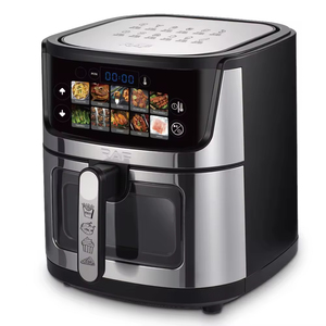 <b>Large</b> 9L Capacity 1950W Air Fryer with 360 Degree Air Circulation and Touchscreen Display for Crisp Healthy Cooking - Product Image 3
