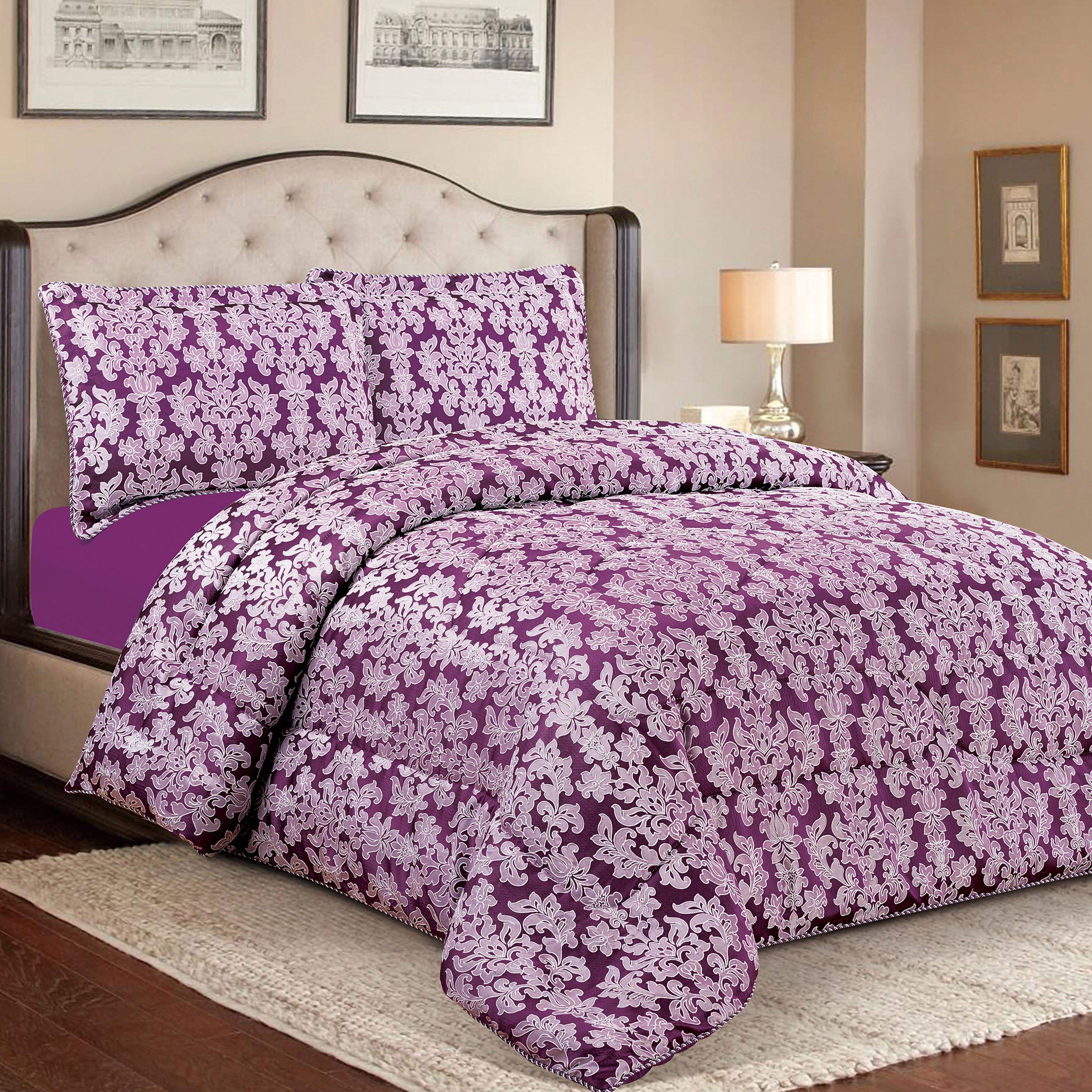 100% Cotton Twin Size Pcs Elastic Fitted Sheet Set