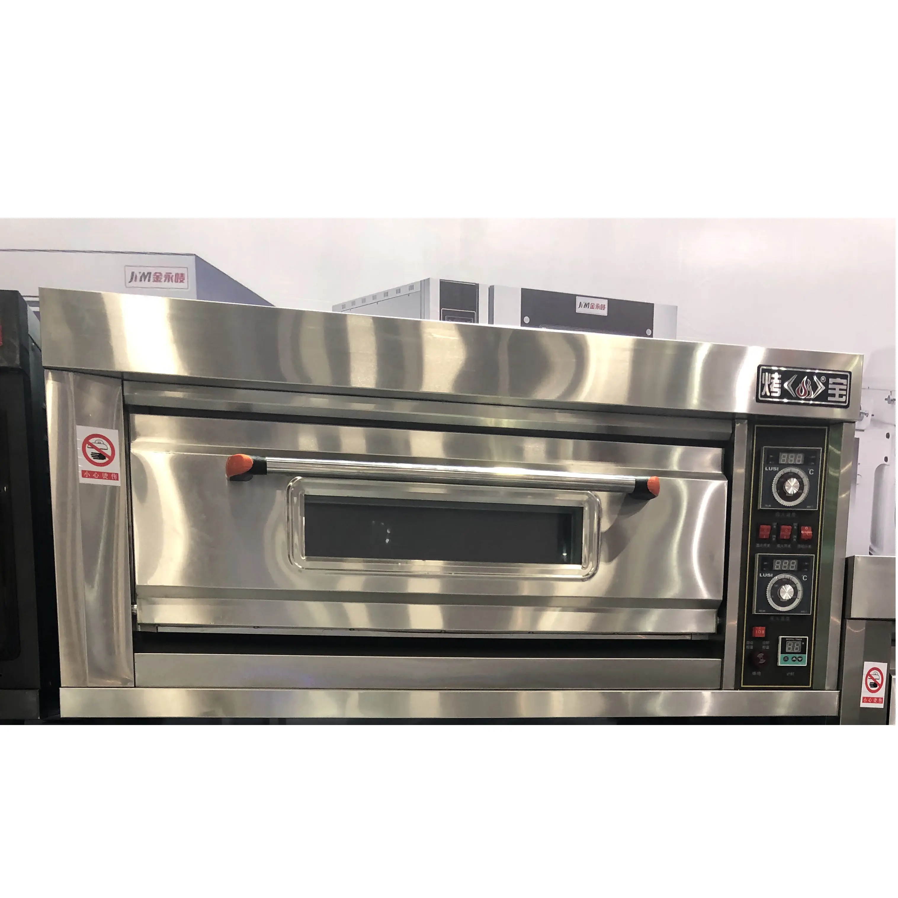 Commercial Baking Bread Double Deck Oven Bakery Electric Cake Bread Single Deck Oven Steam Gas Pizza Deck Oven