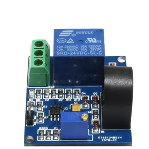 Smart Bes〜リレーモジュールAC電流検出センサー5V12V24Vリレー5A過電流保護センサーモジュール