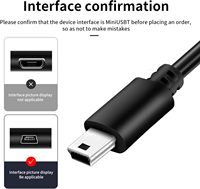 USB A hembra A Mini USB B Cable macho Cable adaptador de Puerto OTG Cable de datos del teléfono móvil de la PC de Audio de coche tablet reproductor de música
