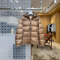 Doudoune fine imperméable à capuche amovible et col rabattable à carreaux pour homme, haute qualité, pour le marché européen transfrontalier 2026